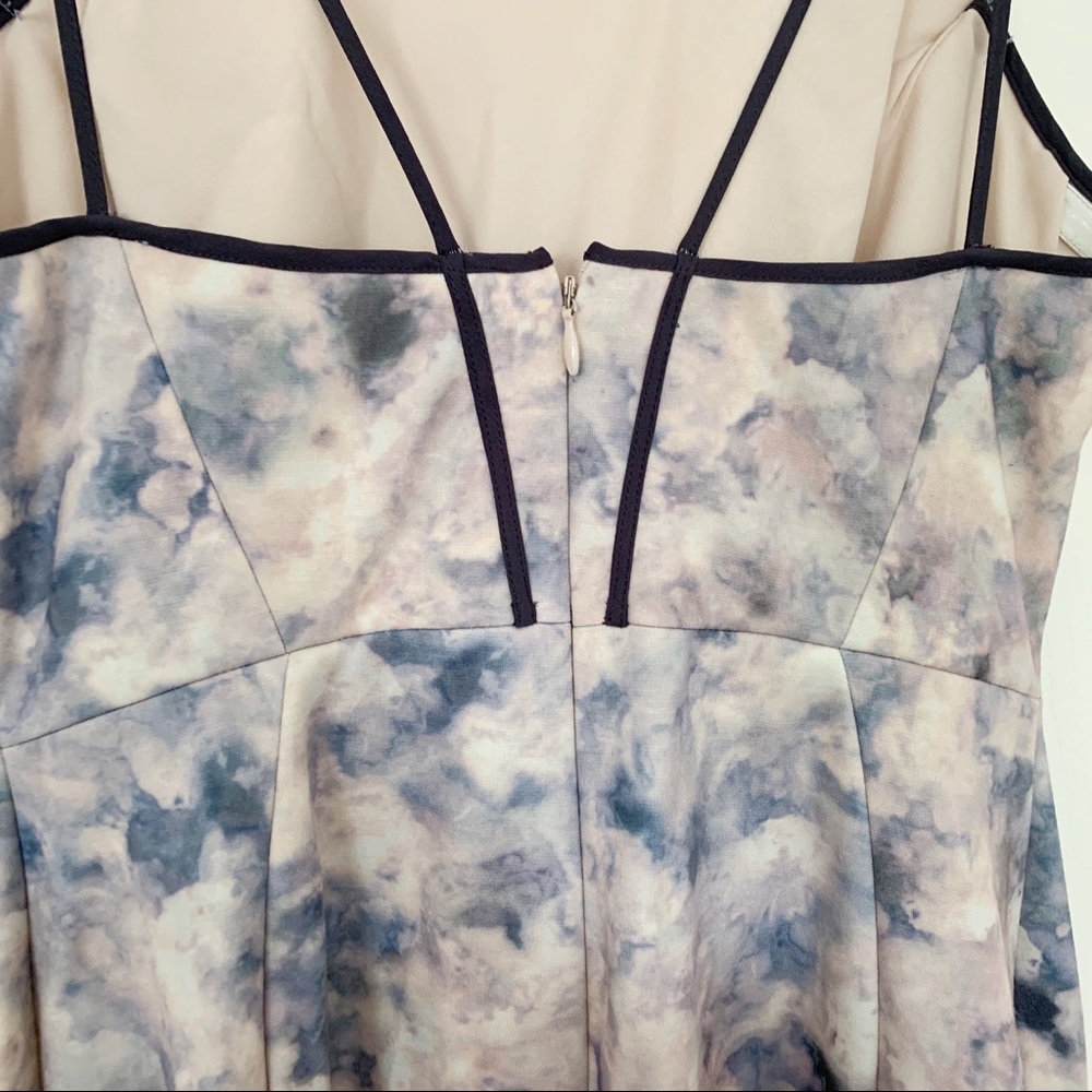 O'2nd Cloud Strap Detail Texture Sheath Dress Sz 6 - Picture 6 of 8